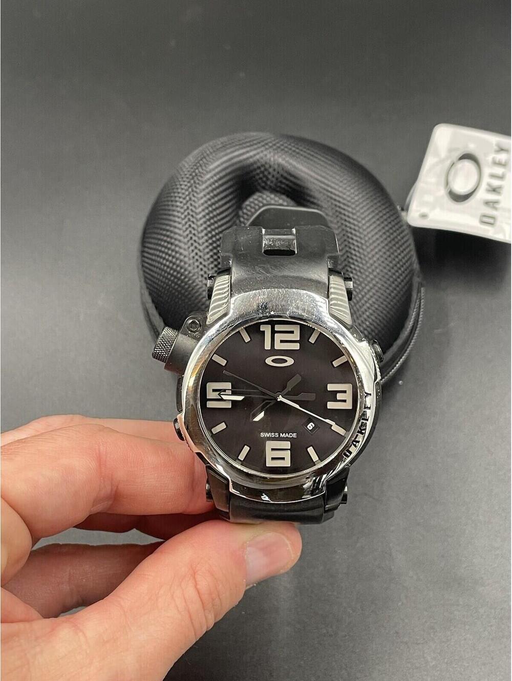 Oakley Kill Switch Stealth Black Dial W/Polished Bezel Watch